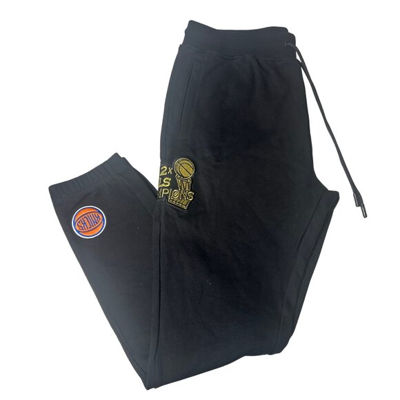 Pro Standard Men's Knicks Champ Ring Joggers – Black – Size L - Picture 2 of 4